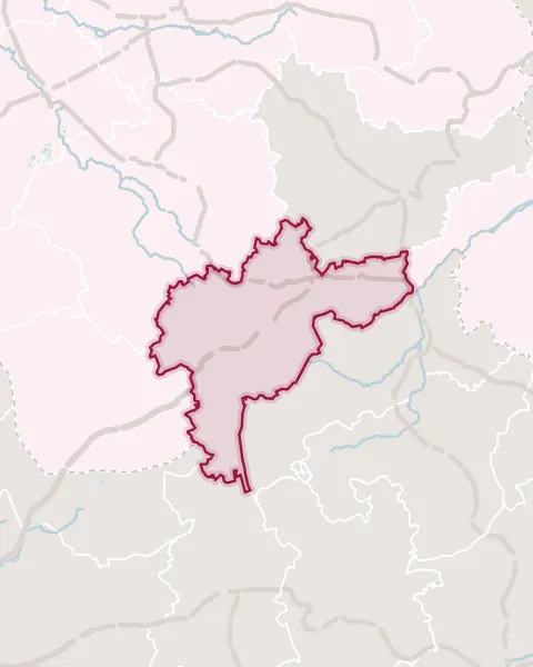 Karte: Lage von Horn-Bad Meinberg und Nachbarorte, in denen wir helfen